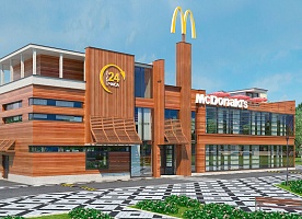 Ресторан быстрого питания «Макдональдс» на ул. Бульварное кольцо в  г.  Краснодаре